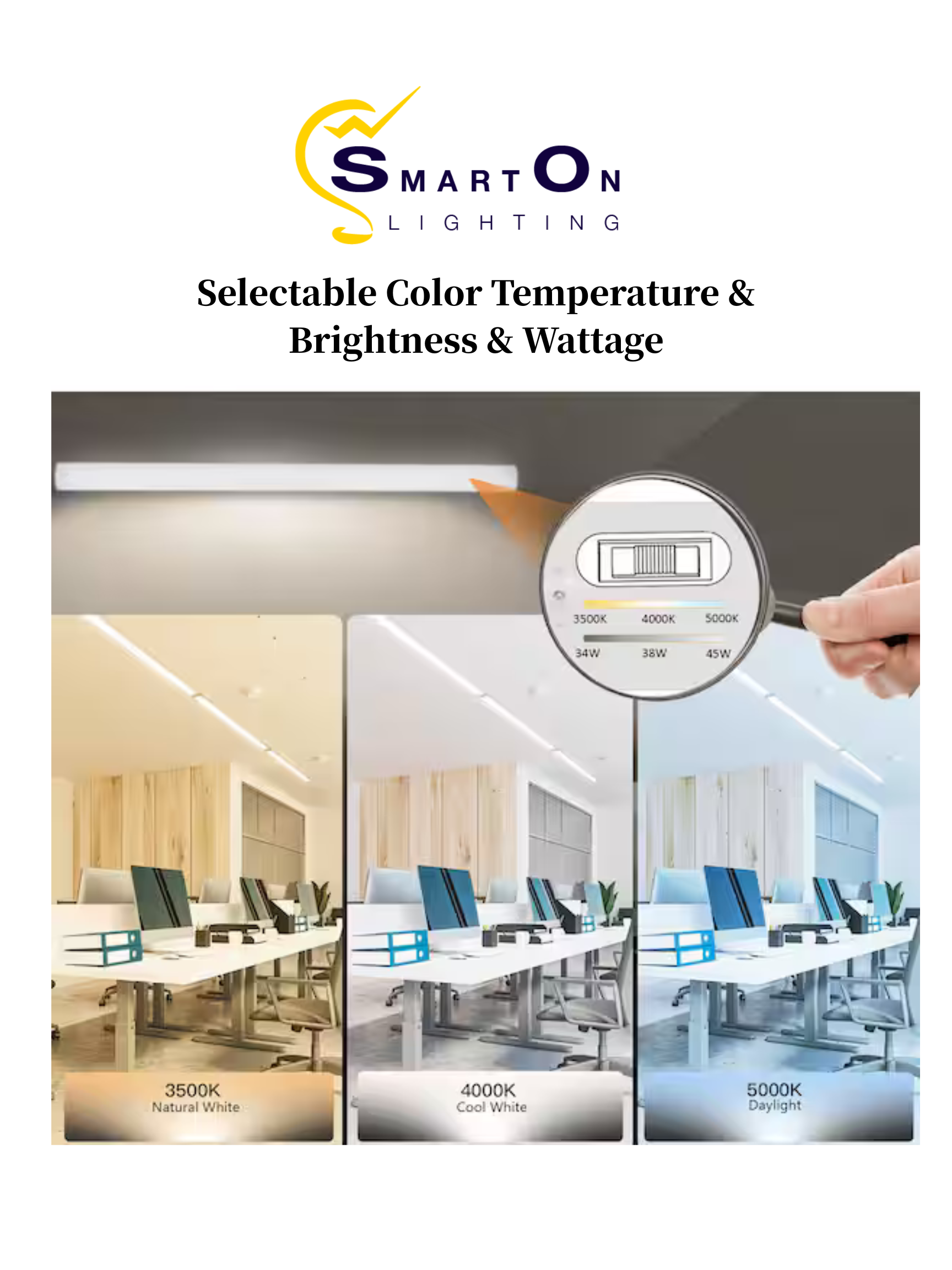 8FT LED Strip Light – 65W/75W/90W | Up to 11,700 Lumens