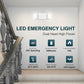 Led Emergency Light,Two Adjustable Head , Battery Backup