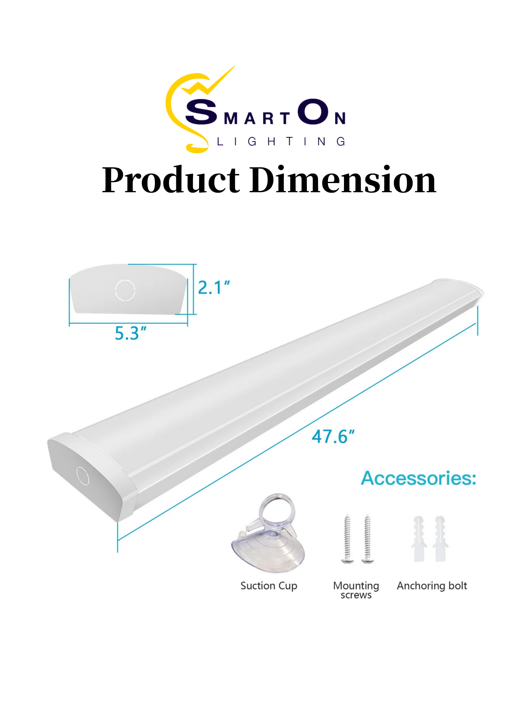 4FT LED Wraparound Light | 24W/31W/38W/46W | 3000/3800/4500/5500LM