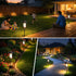 Oil-rubbed Brown Low Voltage Pathway Lights, 1800K-5000K Adjustable, 5W 250LM, LED Landscape Path Lighting for Wet Location, Wired Landscape Lights for Walkway Garden Yard