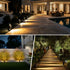 Oil-rubbed Brown Low Voltage Rotatable Pathway Lights, 180° Adjustable Head, 3000K 3W, LED Landscape Lighting for Wet Location, Wired walkway lights for Garden Yard