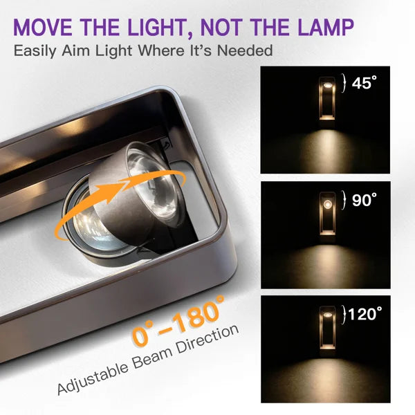 Oil-rubbed Brown Low Voltage Rotatable Pathway Lights, 180° Adjustable Head, 3000K 3W, LED Landscape Lighting for Wet Location, Wired walkway lights for Garden Yard