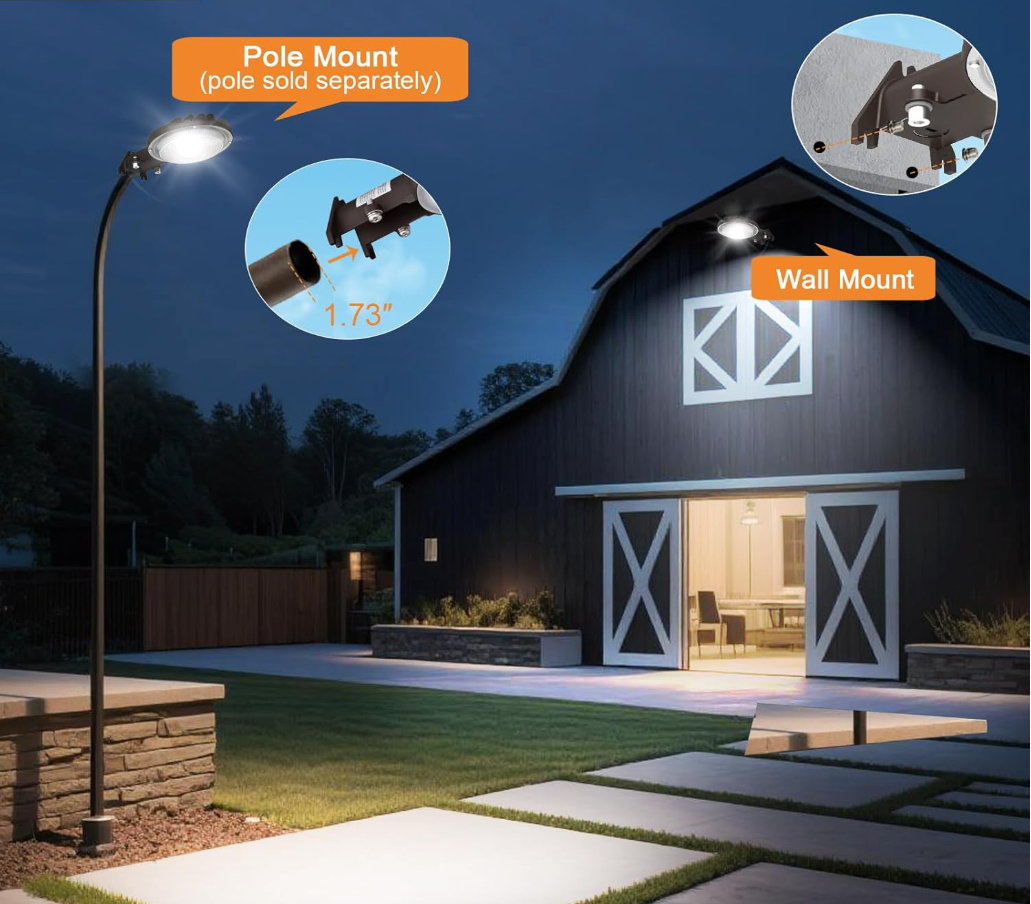 LED DOB Barn Light | Outdoor Area Light for Farm, Barn & Security Lighting