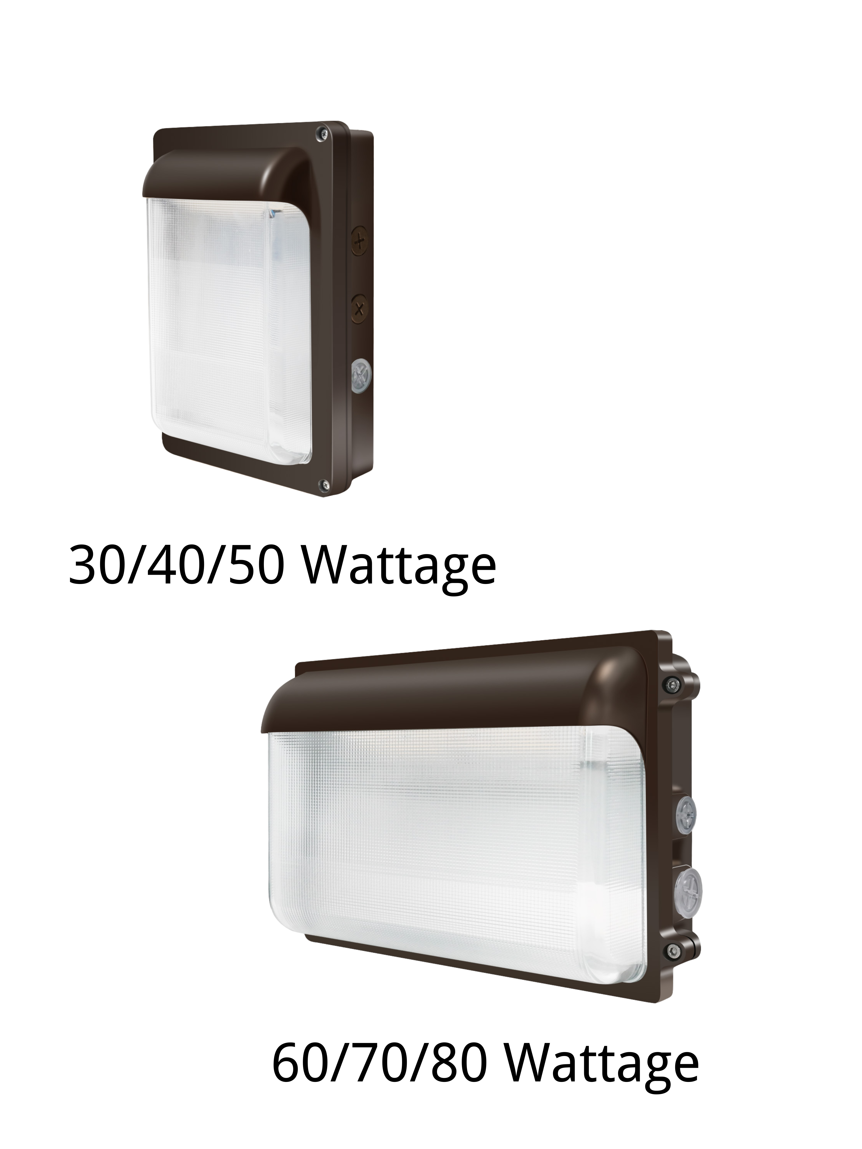 30/40/50W & 60/70/80W Slim LED Wall Pack Light