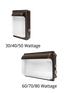 30/40/50W & 60/70/80W Slim LED Wall Pack Light