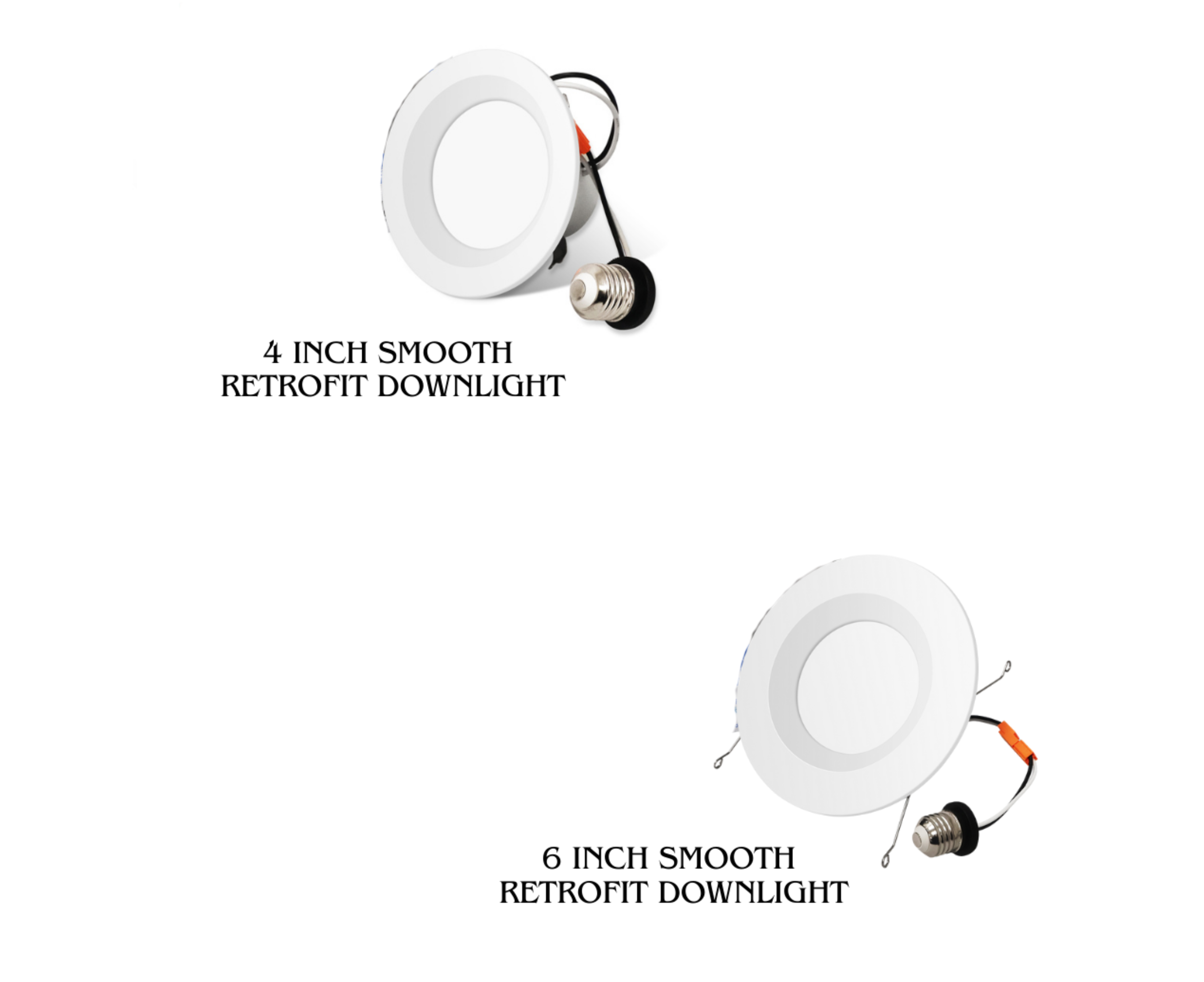 4 Inch / 6 Inch Smooth Retrofit Downlight