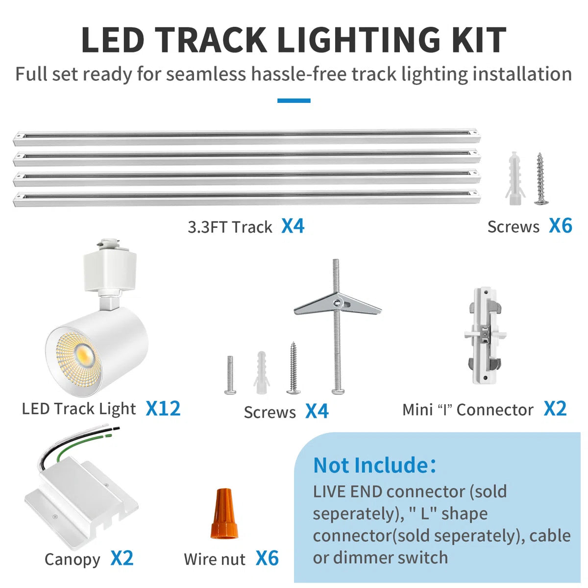 Track Light Kit (Complete Set)