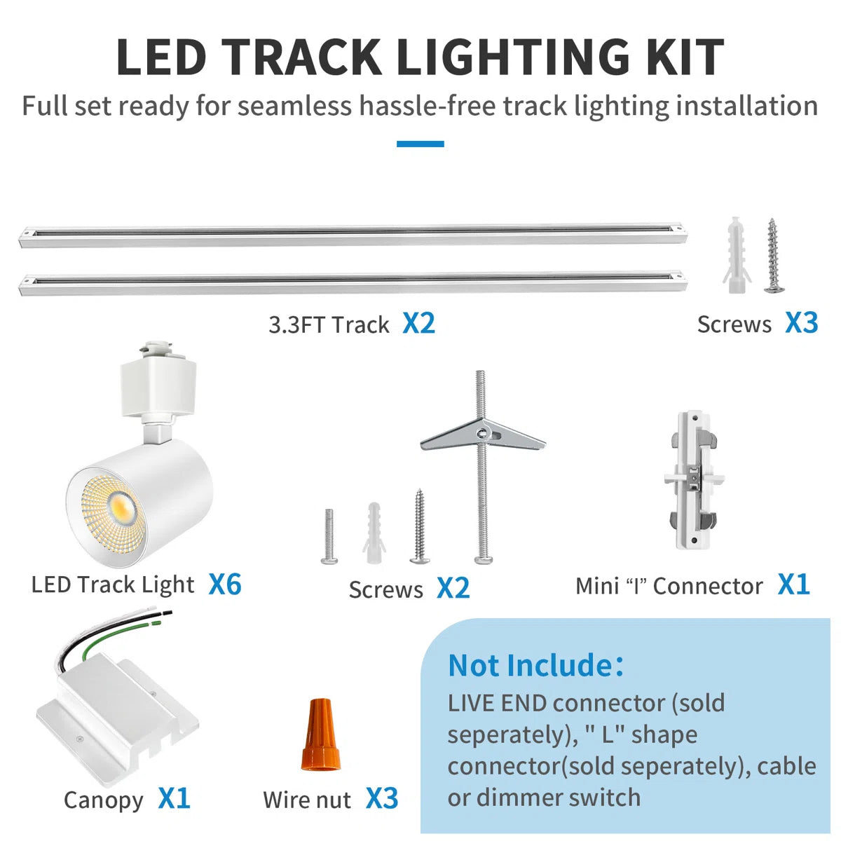 Track Light Kit (Complete Set)