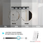 Modern Bathroom Vanity Lighting 5-Light LED Vanity Lights Over Mirror Bath Wall Lighting