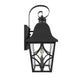 Outdoor Wall Light Fixtures, Waterproof Exterior Wall Sconce Porch Lights, Matte Black Outdoor Wall Lantern with Clear Glass, Outside Wall Mount Lighting for House, Garage, Front Door (1 pack)