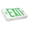 Emergency Led Exit Signs Light ,Commercial Lights with Ni-cad Battery Backup,Red/Green Letter Lights - Green