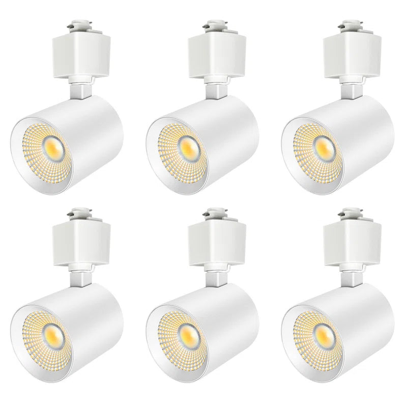 Black Track Light Heads (Black/White)