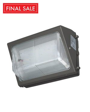 75W LED Eco Commercial Wallpack, 8635 lumens, daylight 5000K