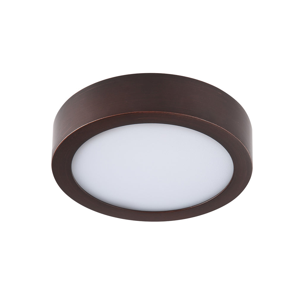 13 Inch Round Surface Mount Panel 5CCT 1375Lumens Bronze