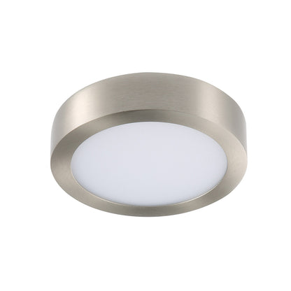 Run Bison 13 Inch 5CCT Color Selectable Surface Mount Panel Light Fixture, Brush Nickel Finish