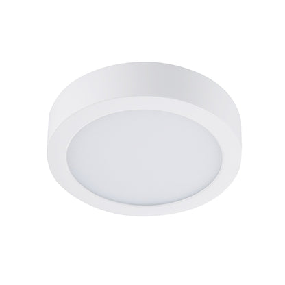 13 Inch 5CCT Color Selectable Surface Mount Panel Light Fixture, White Finish