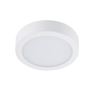 Run Bison 13 Inch 5CCT Color Selectable Surface Mount Panel Light Fixture, White Finish