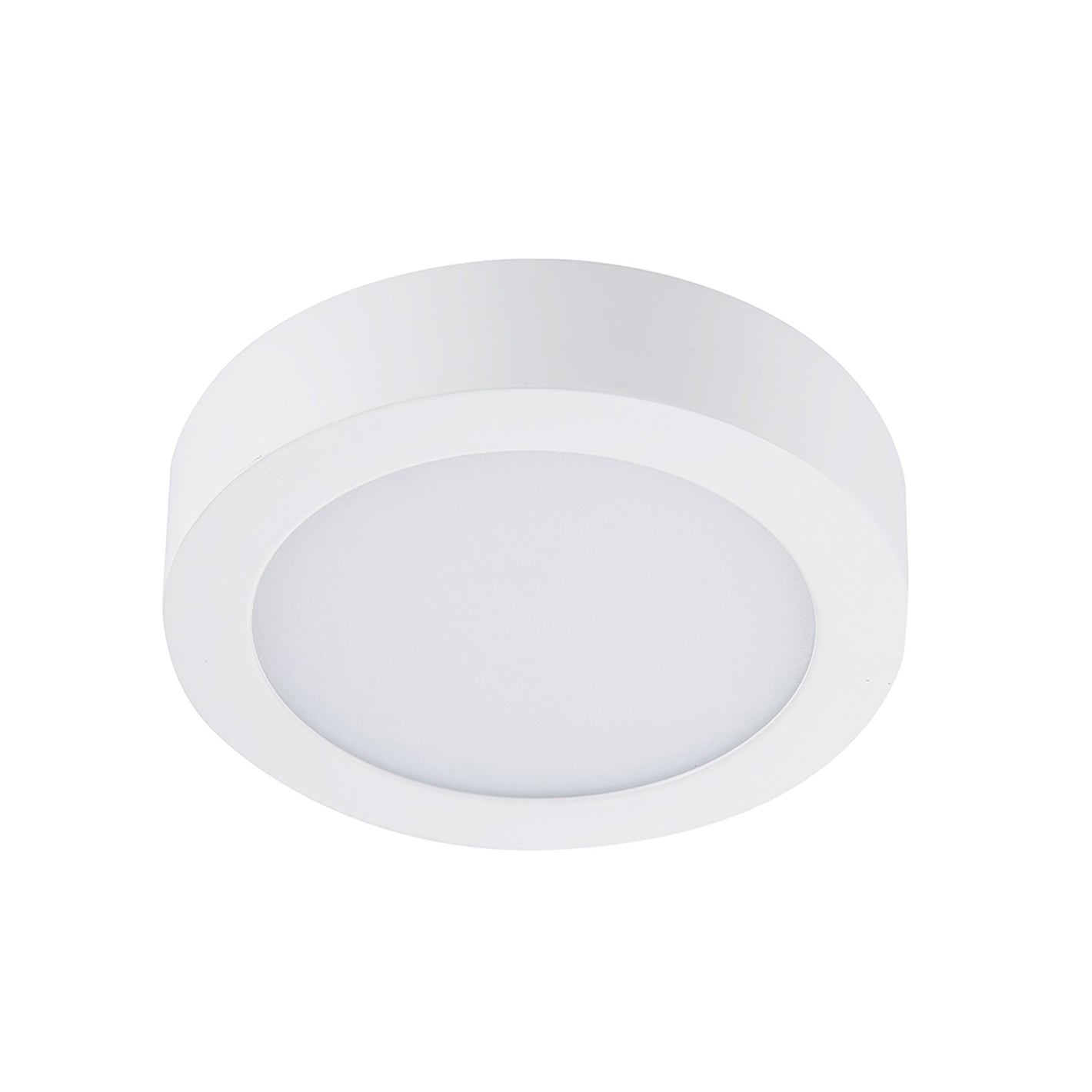 9 Inch 5CCT Color Selectable Surface Mount Panel Light Fixture, White Finish