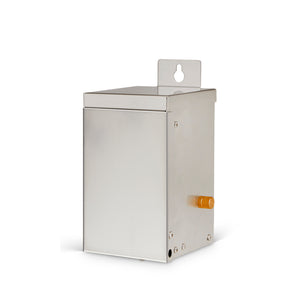 EMCOD ESL Series Two-Taps AC Magnetic Transformer with Timer & Photocell, 120Vac input/12 or 15Vac output, stainless steel