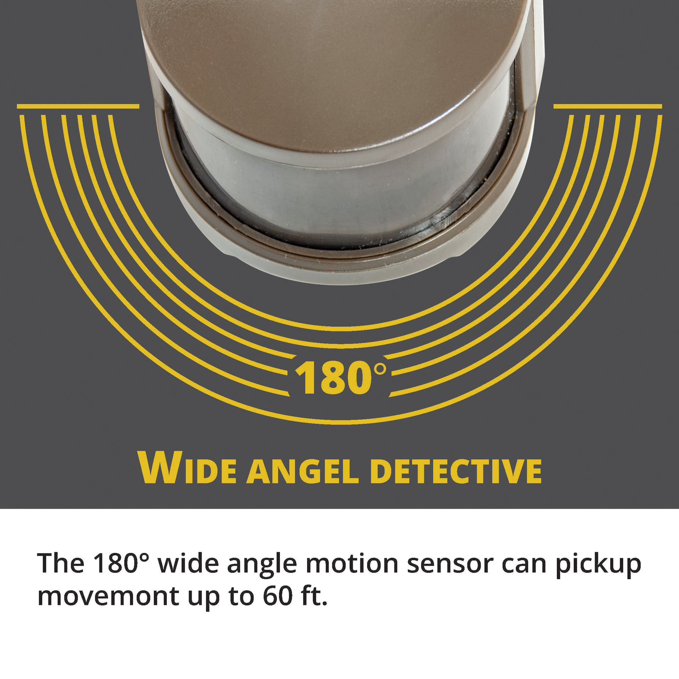 Motion-Activated LED Sensor Light With Smart Photocell Sensor