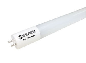Espen 25PK 4ft High Output Shatterproof Nano Plastic Single End Type B T8 LED Tube 12W-4000K