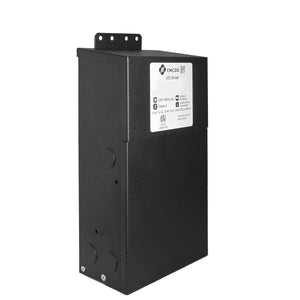 EMCOD EC2 multi-tap series transformer, magnetic LED driver, 120Vac input/24Vdc output, phase dimmable