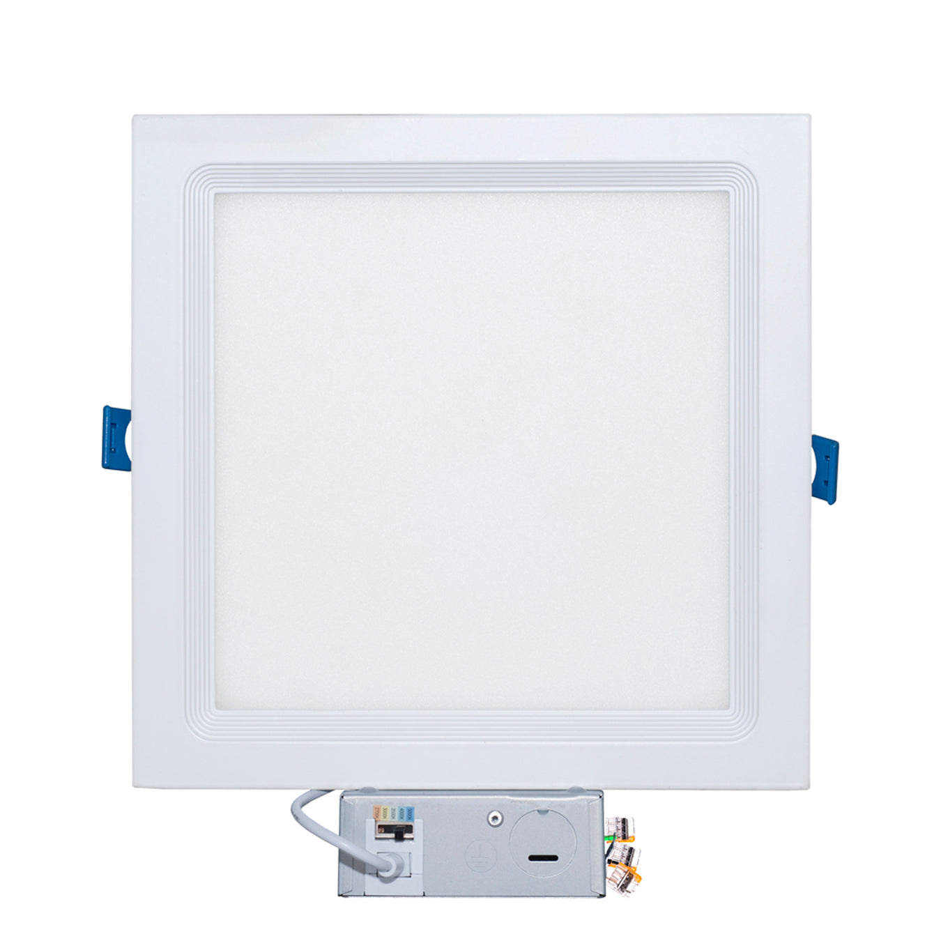 MW Lighting 8 Inch Square LED Canless Slim 5CCT Recessed Light with Ba